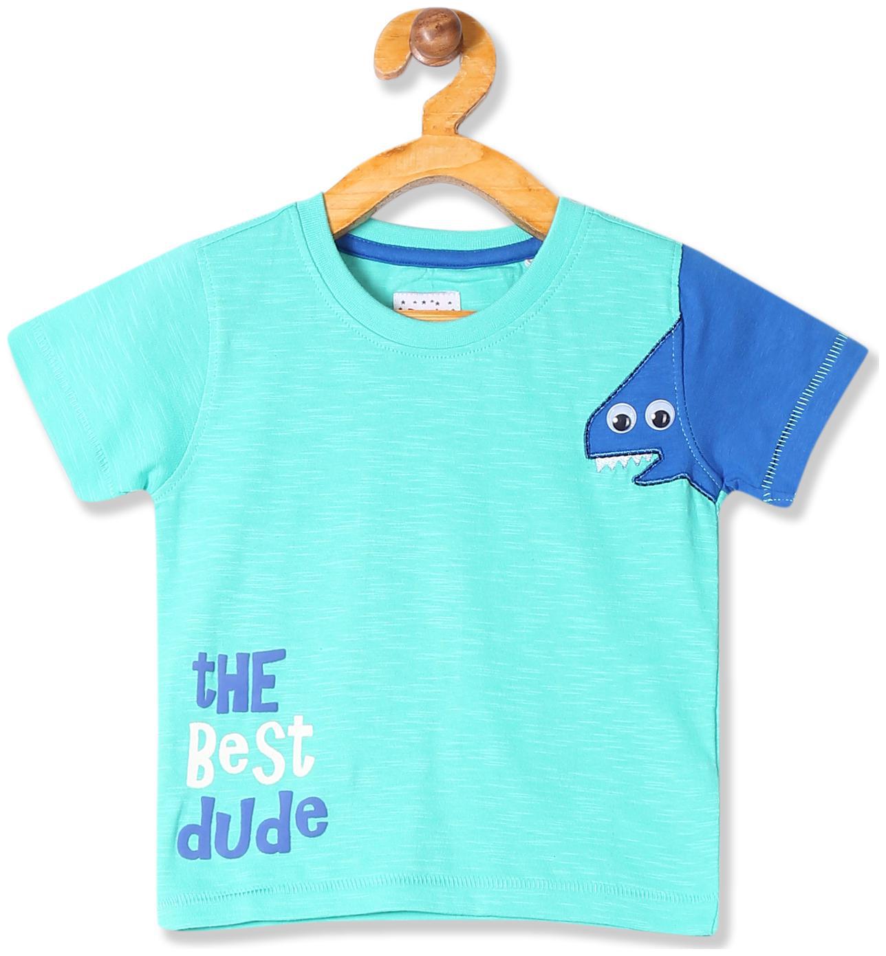 

Donuts Cotton Printed T shirt for Baby Boy - Green