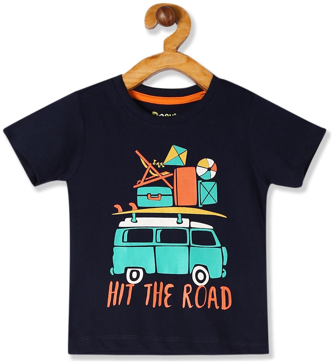 

Donuts Cotton Printed T shirt for Baby Boy - Blue