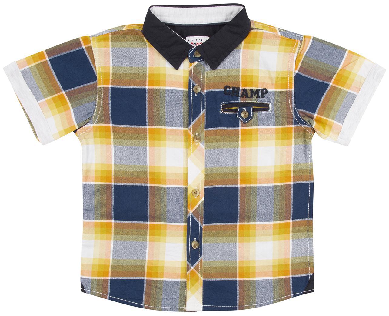 

Donuts Cotton Checked Shirt for Baby Boy - Multi