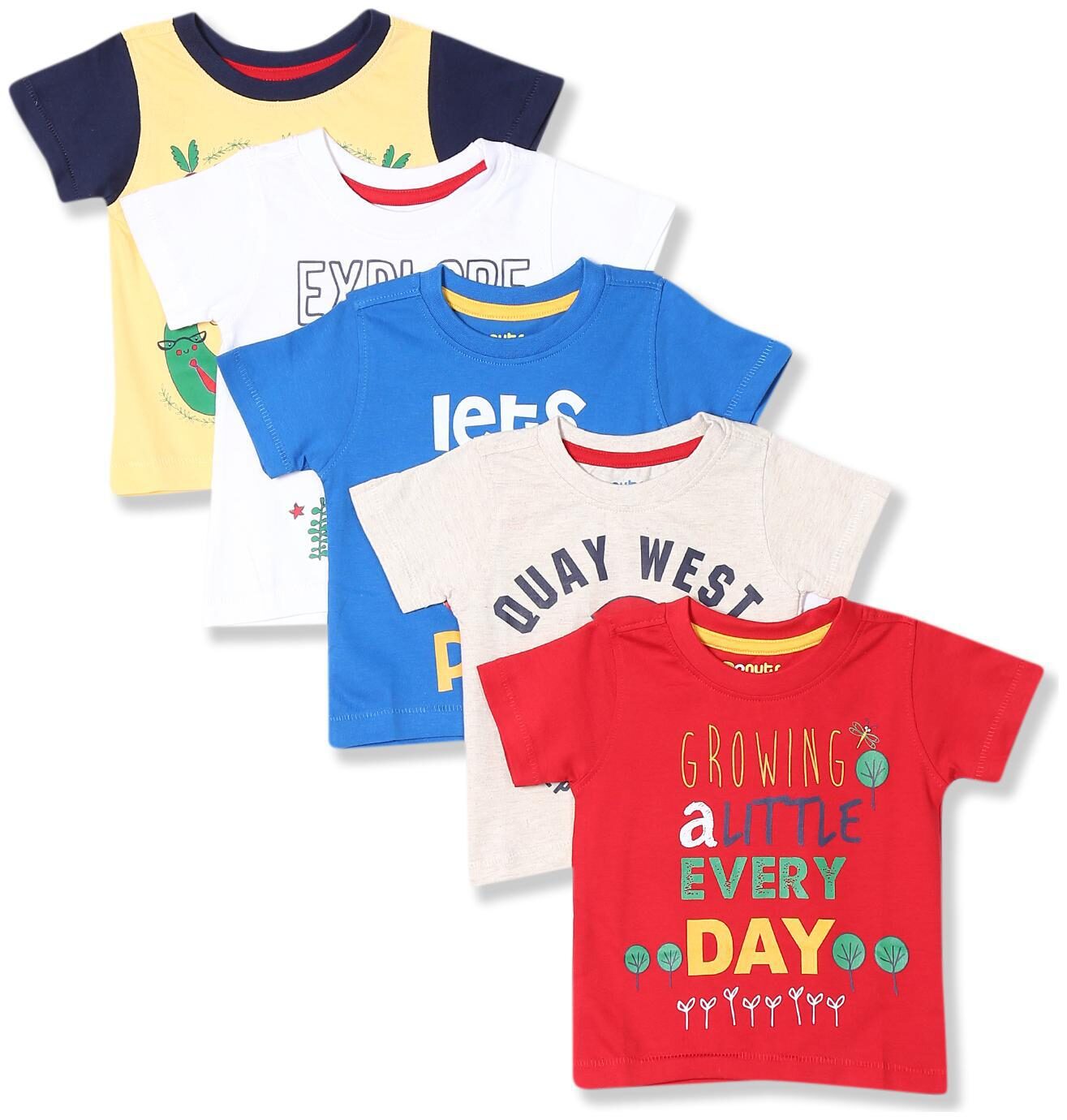 

Donuts Cotton Printed T shirt for Baby Boy - Multi