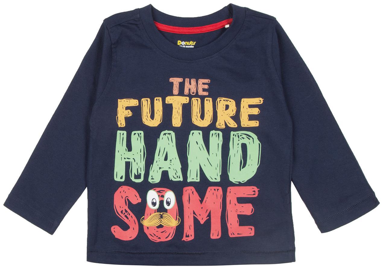 

Donuts Cotton Printed T shirt for Baby Boy - Blue
