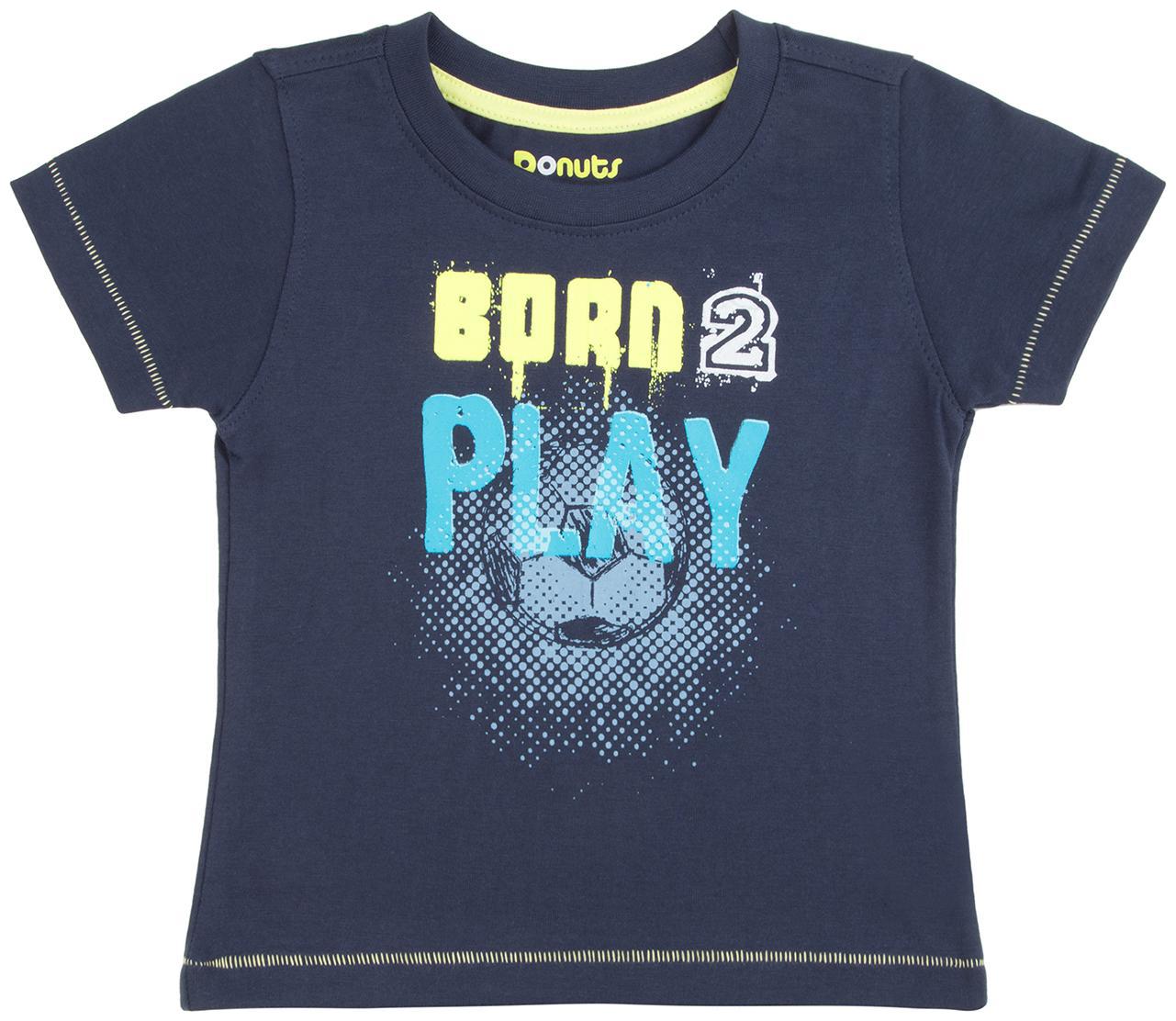 

Donuts Cotton Printed T shirt for Baby Boy - Blue