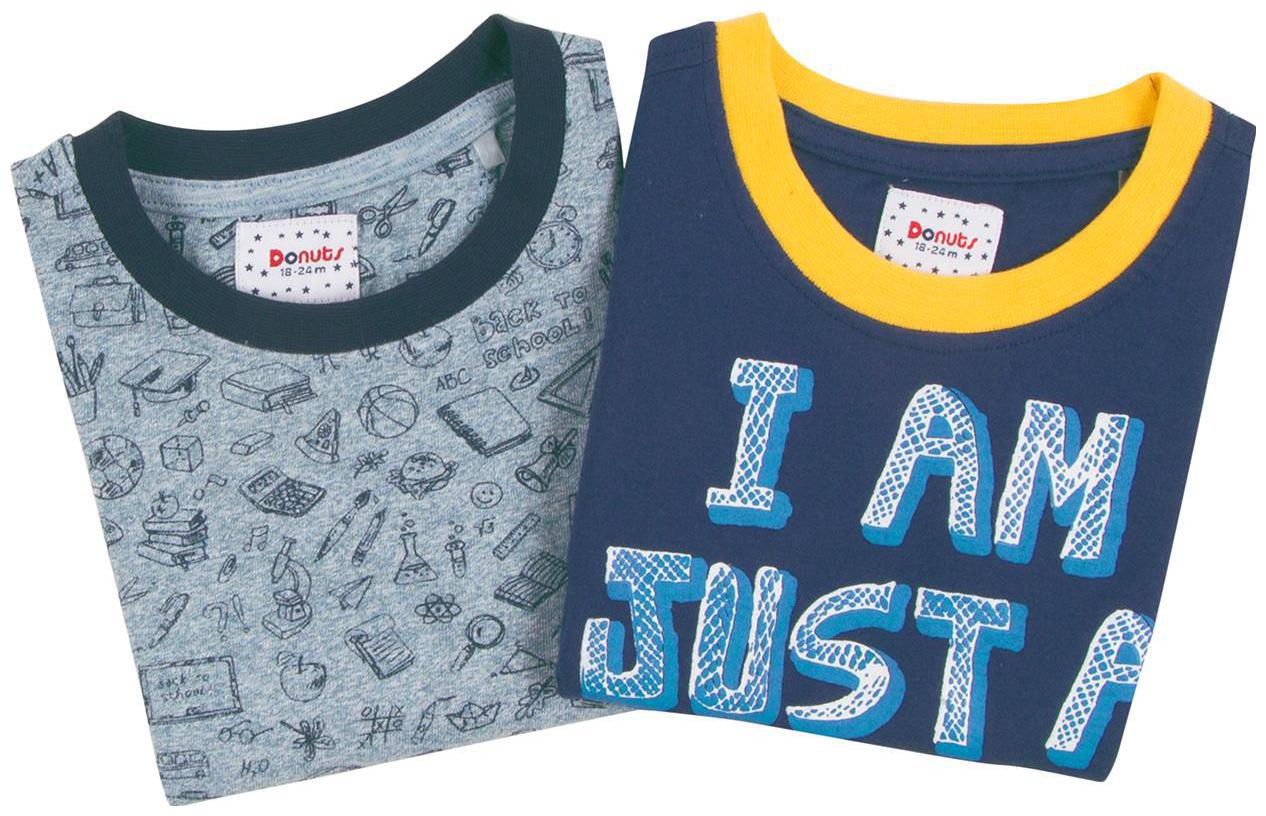 

Donuts Cotton Printed T shirt for Baby Boy - Blue