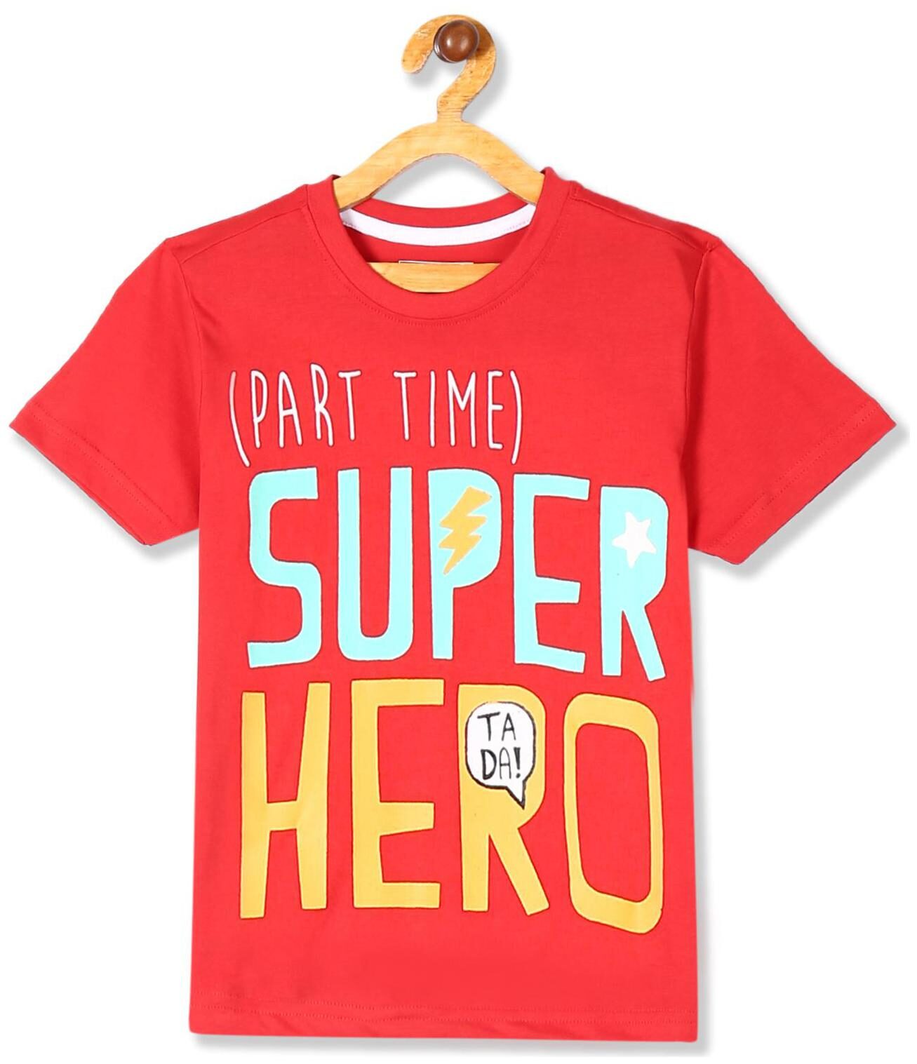 

Donuts Cotton Printed T shirt for Baby Boy - Red