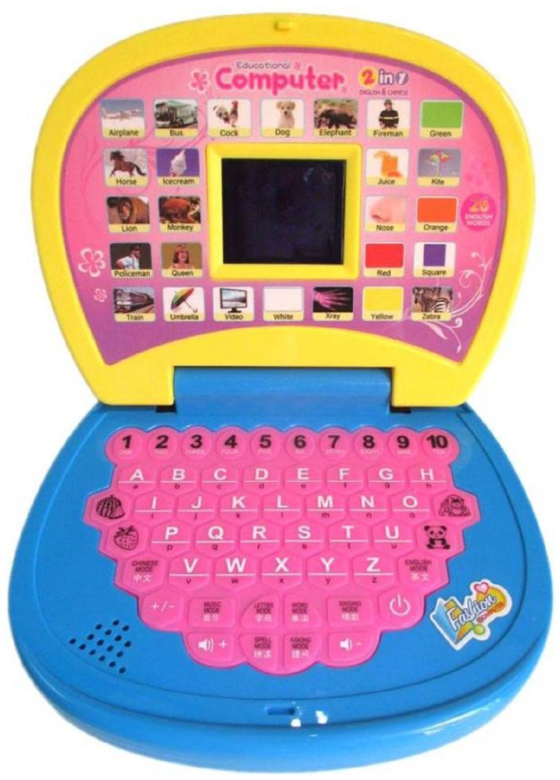 

Educational Learning Kids Laptop With LED Display Music WWR - 25