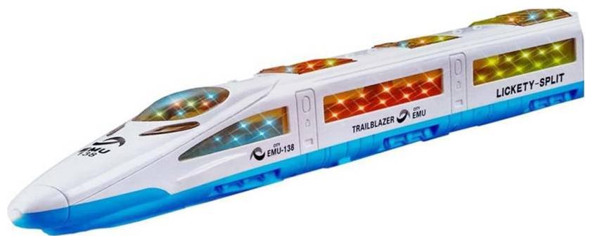 

eEdgestore Emu Speed Train For Kids With 3D Lights Music Speed Bullet Train Dynamic Flash Electric Speed Train