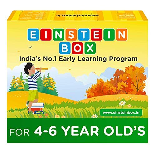 

Einstein Box for 4 5 and 6 Year Old Kids Toys for Baby Boys and Girls Learning and Educational Gift Pack of Toys Games and Books (Multicolor)