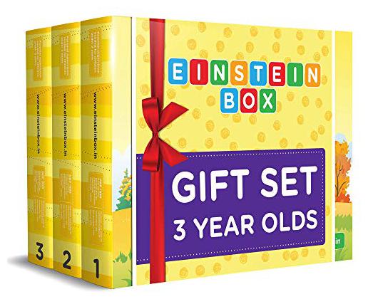 

Einstein Box Einstein Box Birthday Gift Set for 3 Year Old Boys and Girls - Set of 3