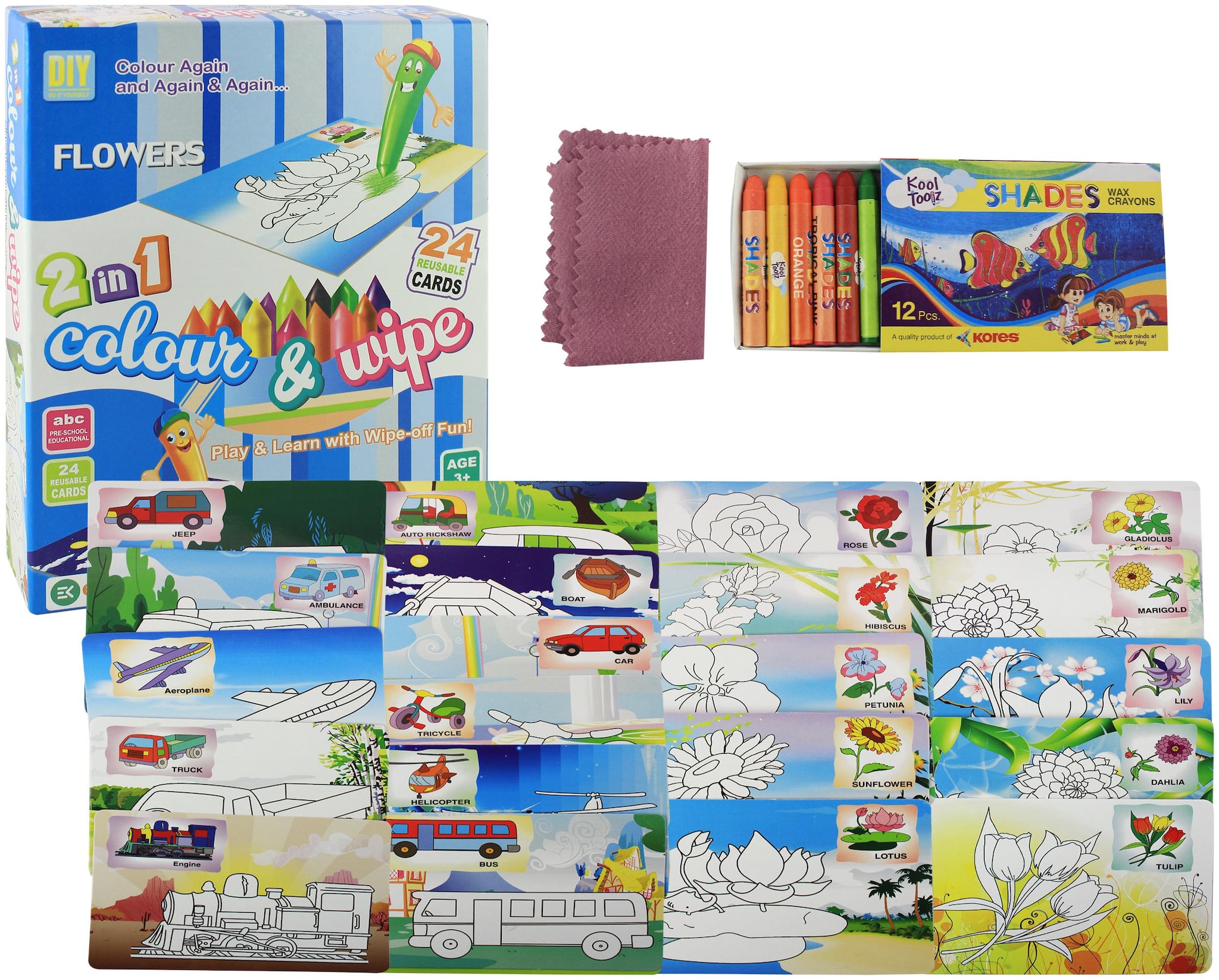 

Ekta Colour Wipe Flower And Transport