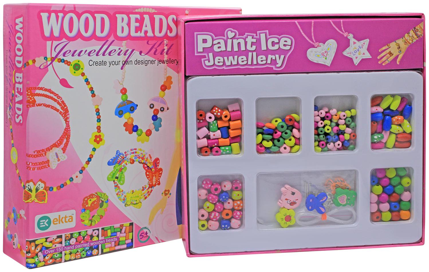 

Ekta Wood Beads Jewellery Kit (Junior) Fun Game
