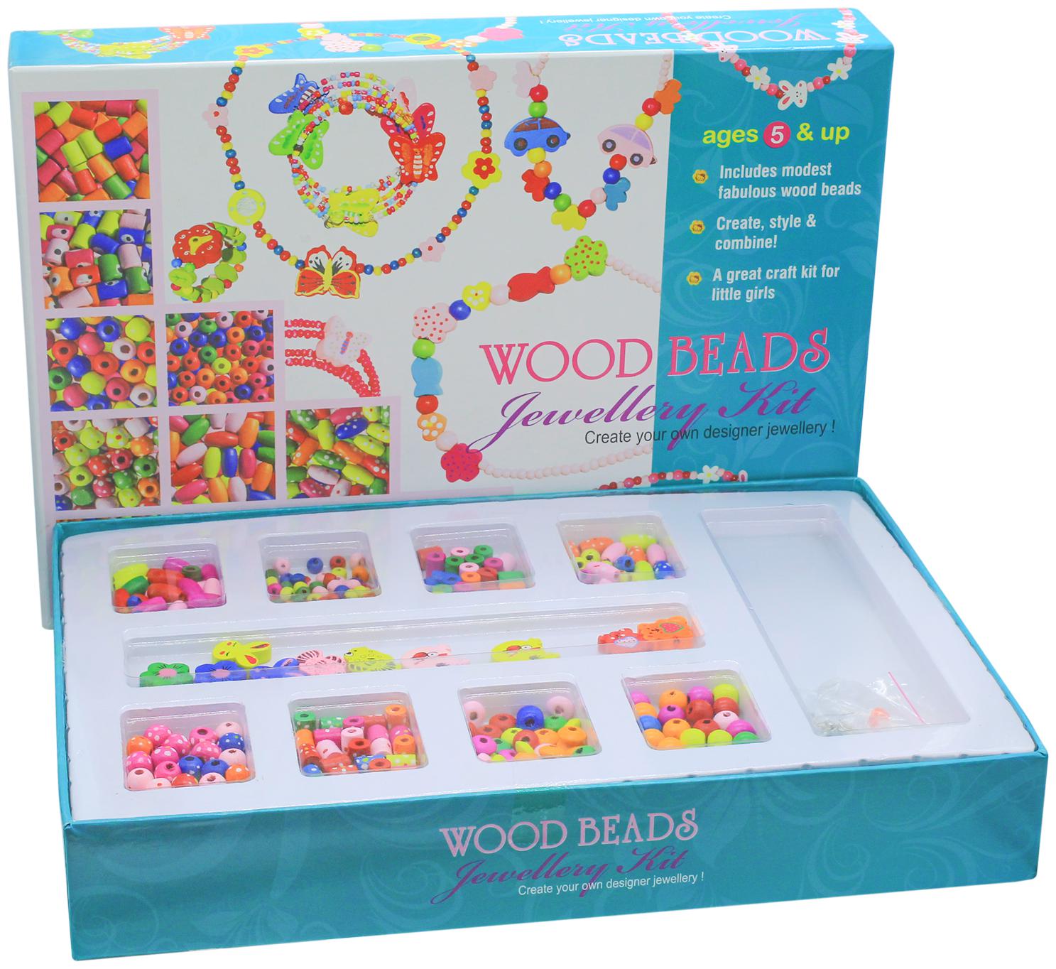 

Ekta Wood Beads Jewellery Kit (sr ) Fun Game