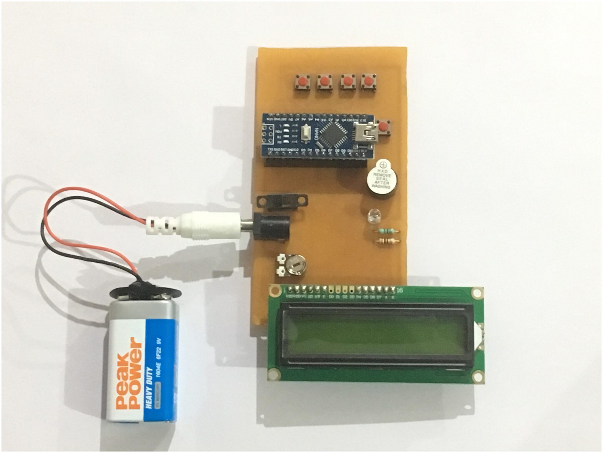 

Electronic Voting Machine using Arduino Ready to use Engineering project on homemade printed PCB
