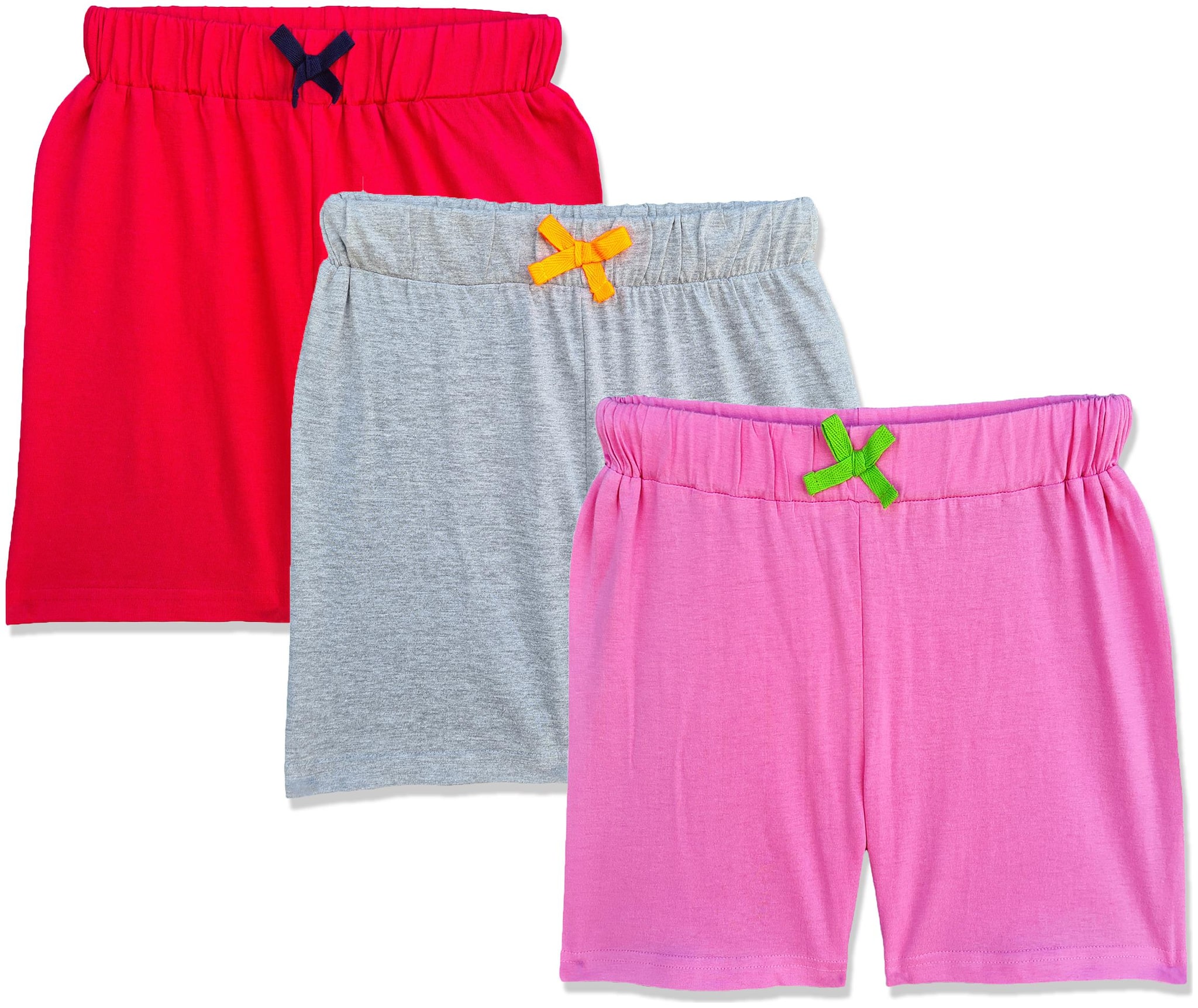 

ELK Girl Cotton Solid Regular shorts - Multi