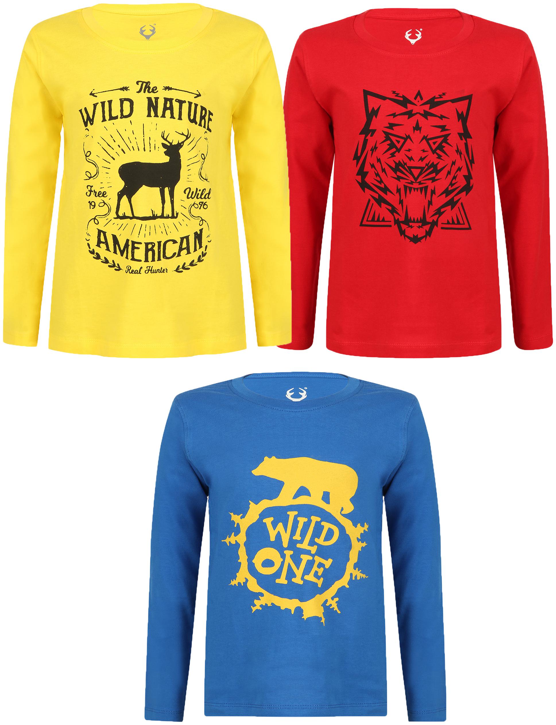 

ELK Boy Cotton Printed T-shirt - Multi