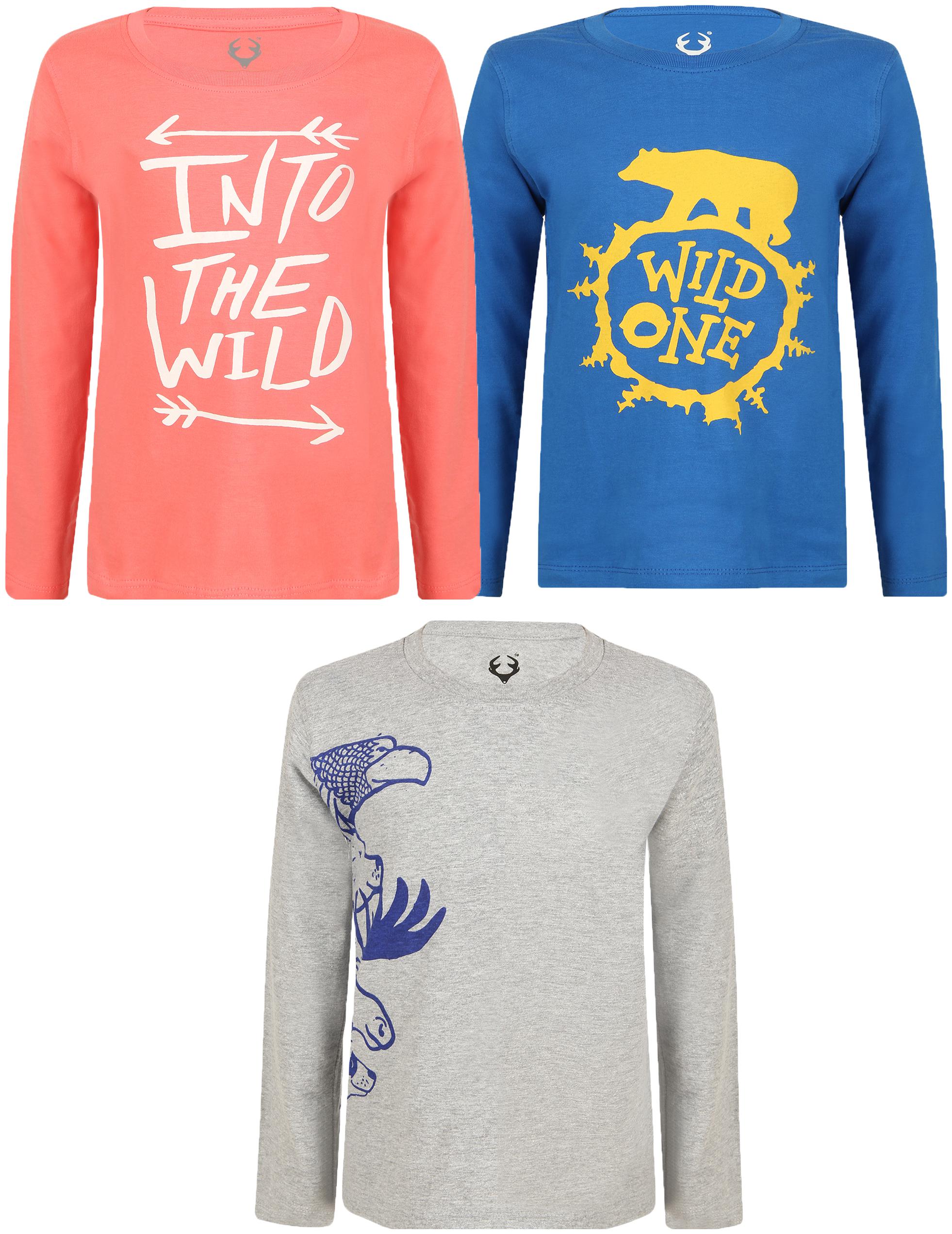 

ELK Boy Cotton Printed T-shirt - Multi