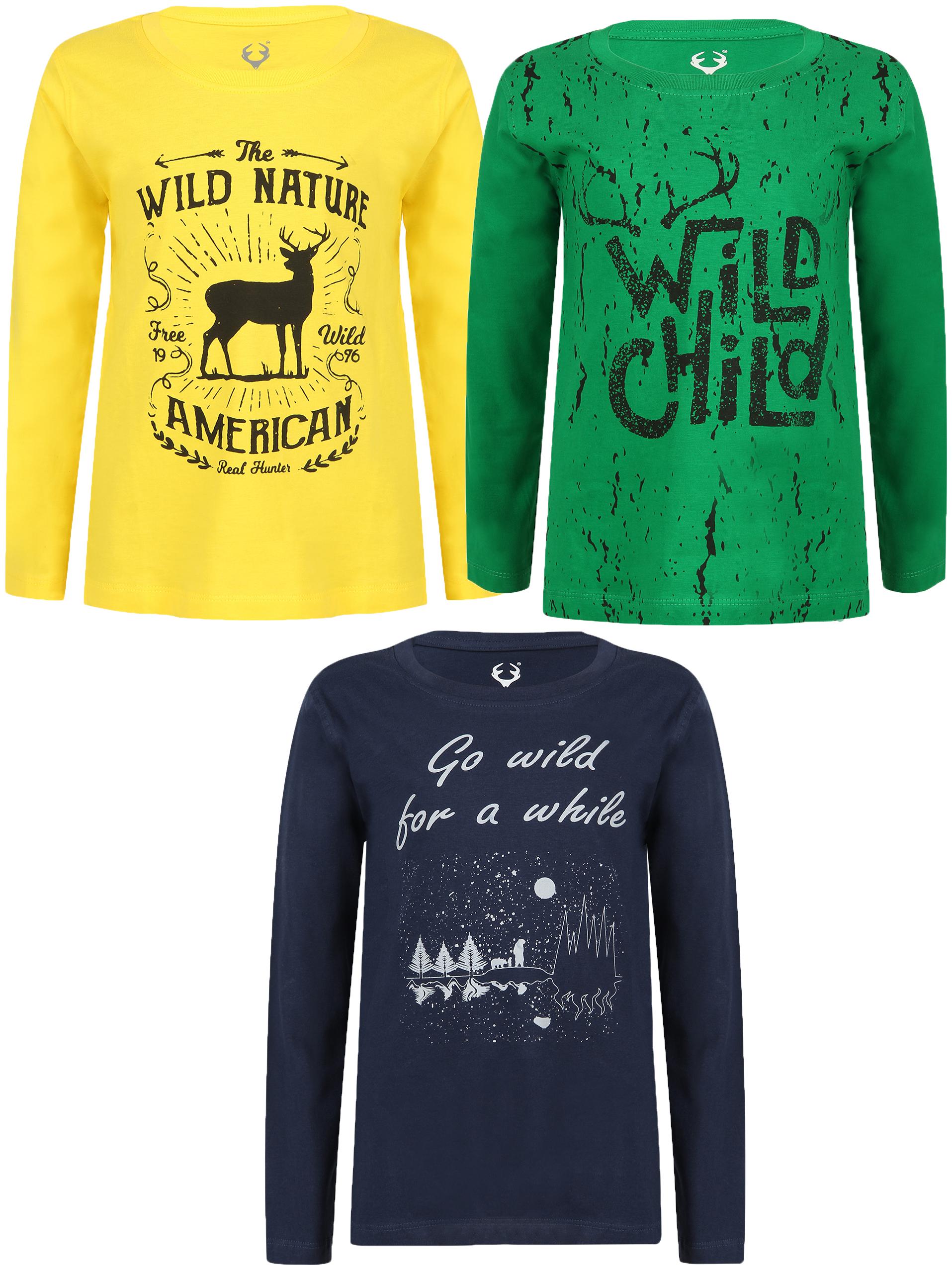

ELK Boy Cotton Printed T-shirt - Multi