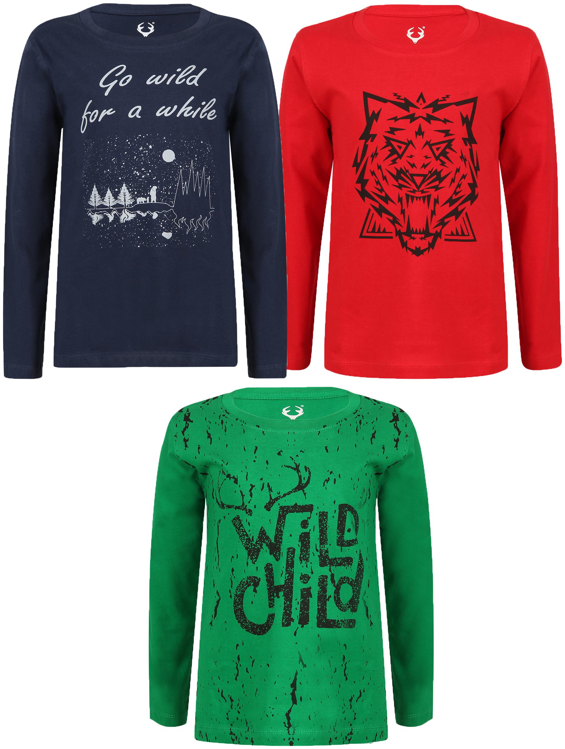 

ELK Boy Cotton Printed T-shirt - Multi