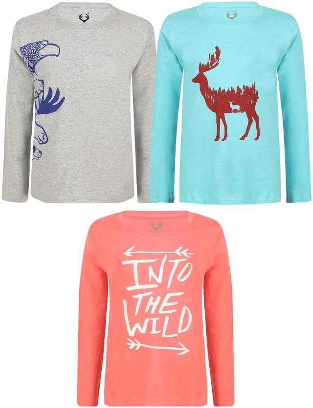 ELK Boy Cotton Printed T-shirt - Multi