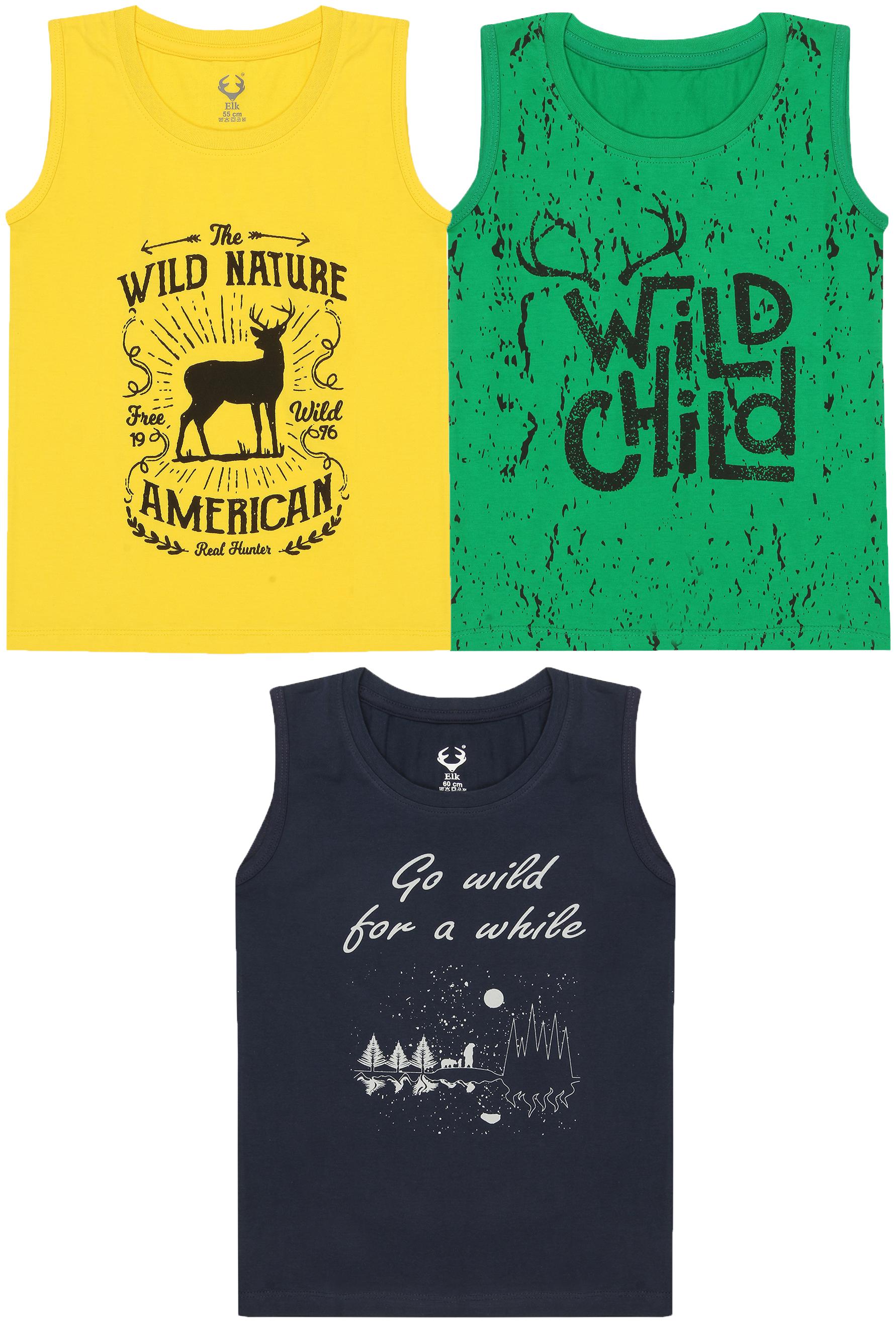 

ELK Boy Cotton Printed T-shirt - Multi