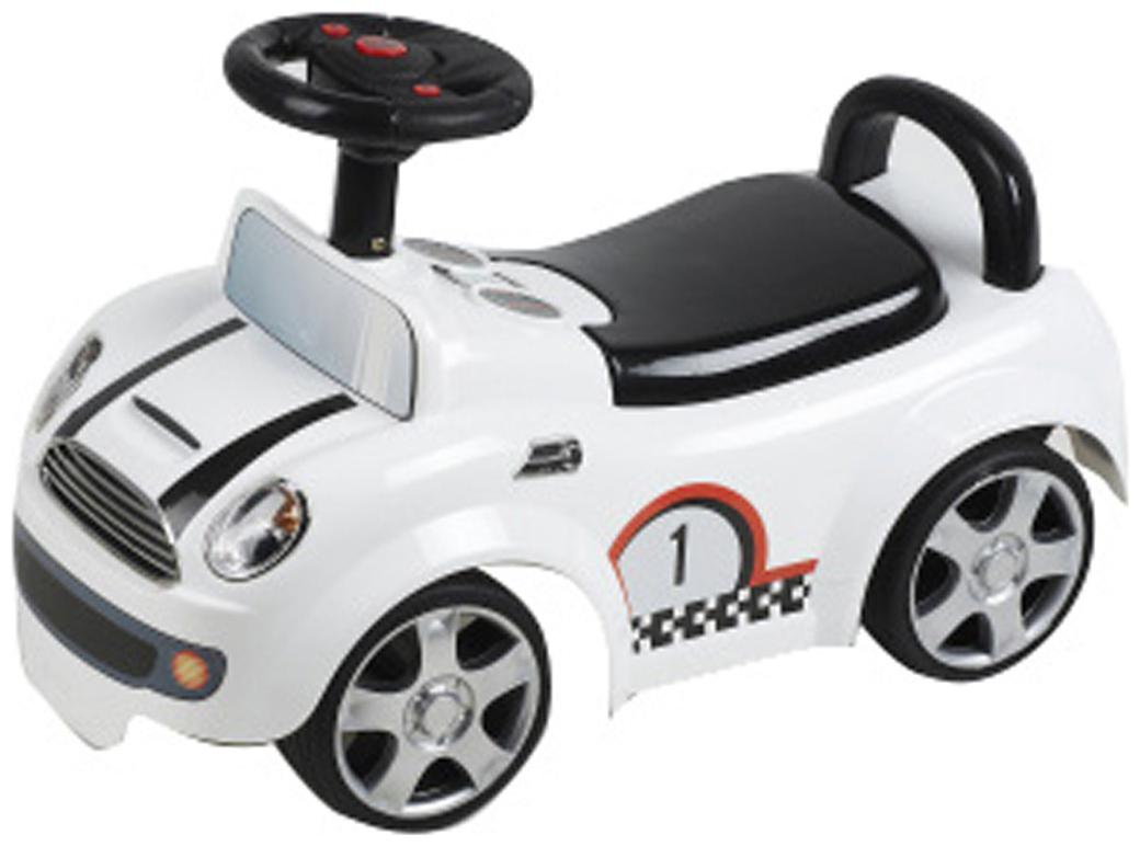 

Ez Playmates Baby Ride On Cooper Car White