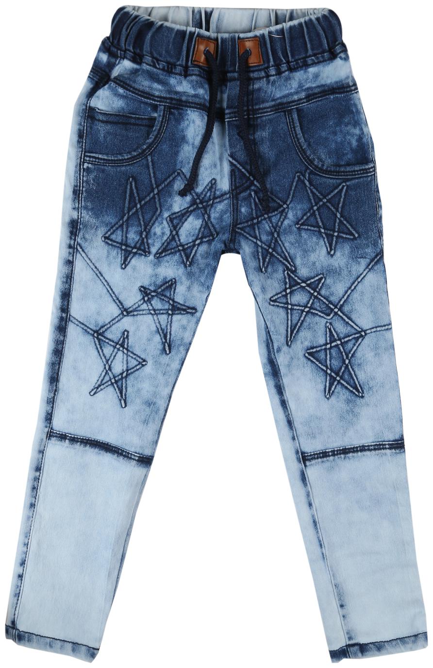 

TOONYPORT Baby boy Denim Printed Jeans - Blue