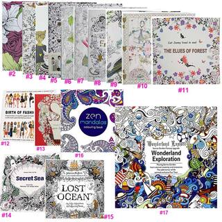 Fashion Beautiful Secret Garden An Inky Treasure Hunt And Coloring Book For Children Adult Relieve Stress