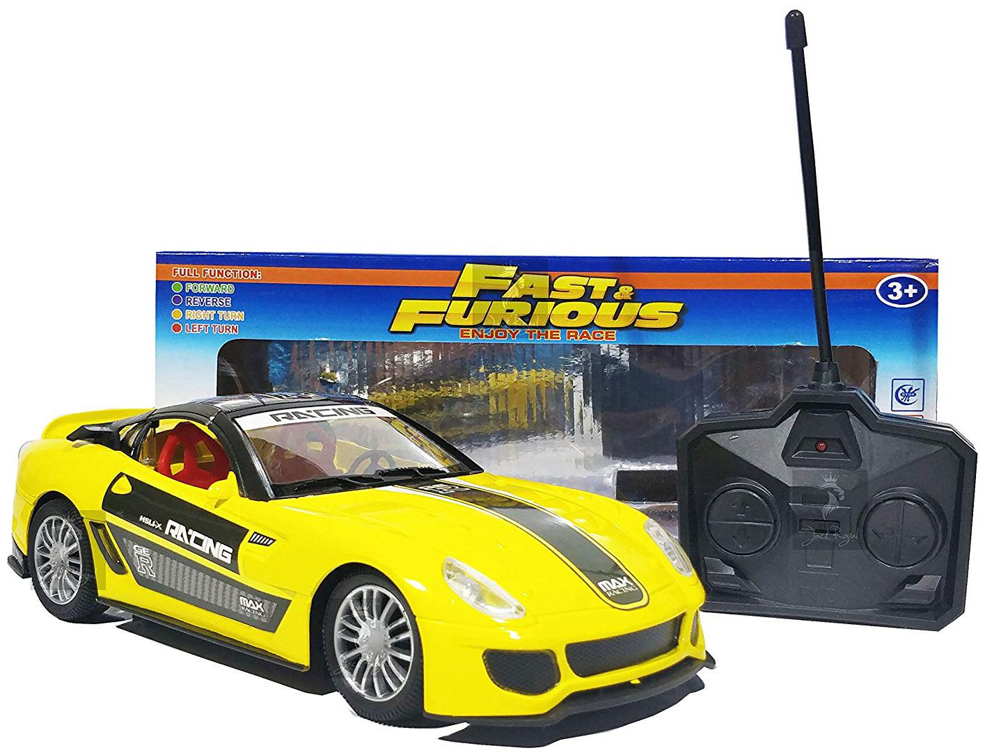 

Fast and Furious Fully loaded radio control car yellow