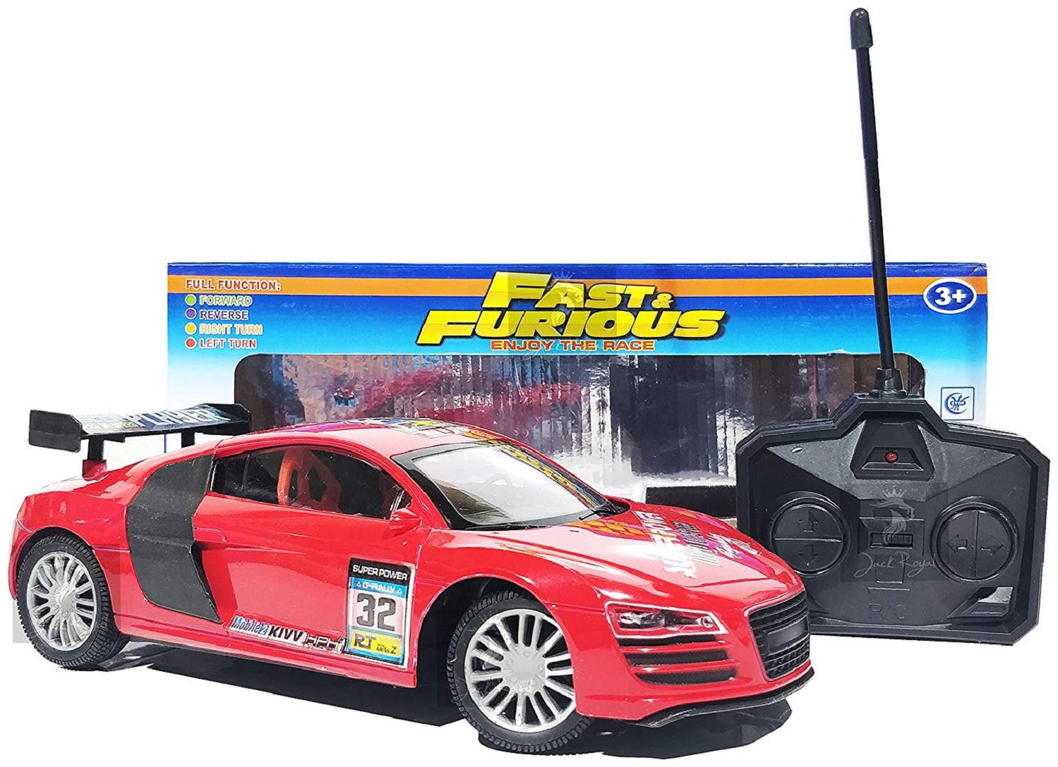 

Fast Furious Full Function Remote Control Car red