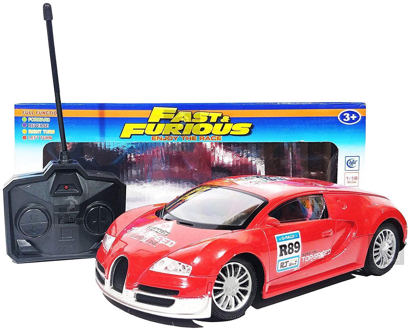 

Fast Furious Full Function Remote Control Car (Bugatti Red)