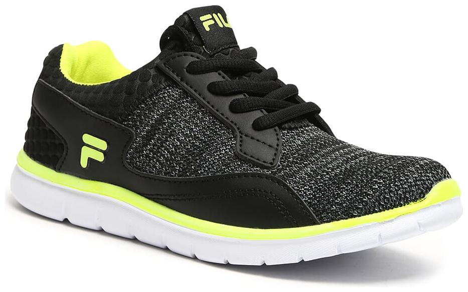 

Fila Black Unisex Kids Sport shoes