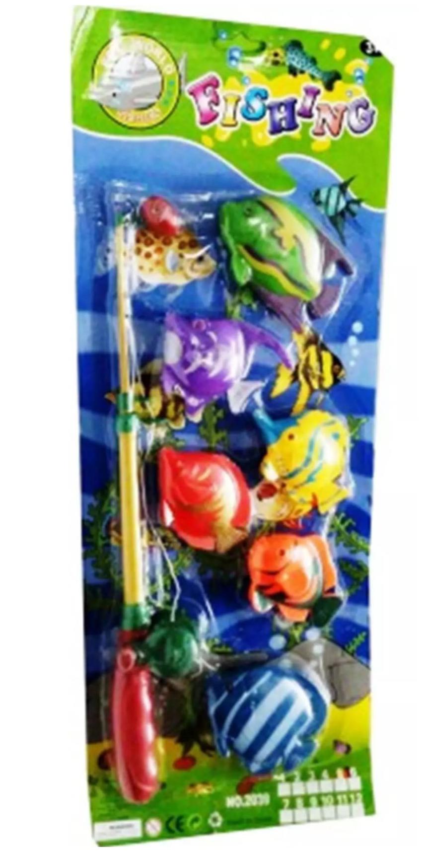 

Fishing Game set with Rod 6 fish