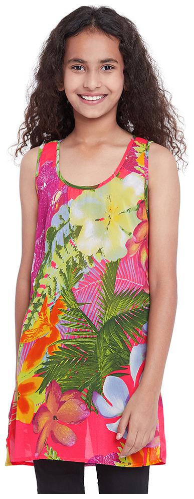 

OXOLLOXO Girl Polyester Printed Top - Multi