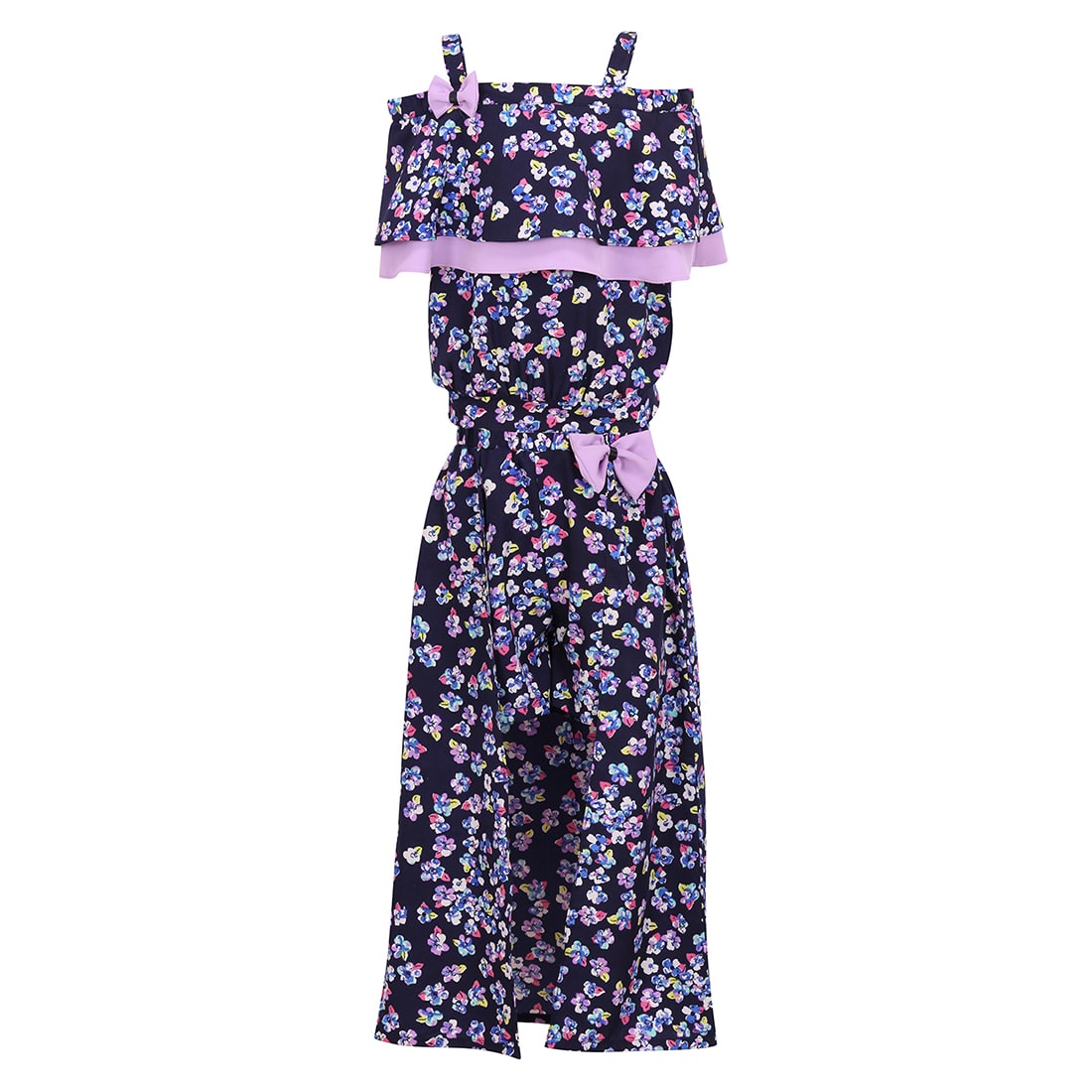 

Cutecumber Girl Polyester Top Bottom Set - Blue