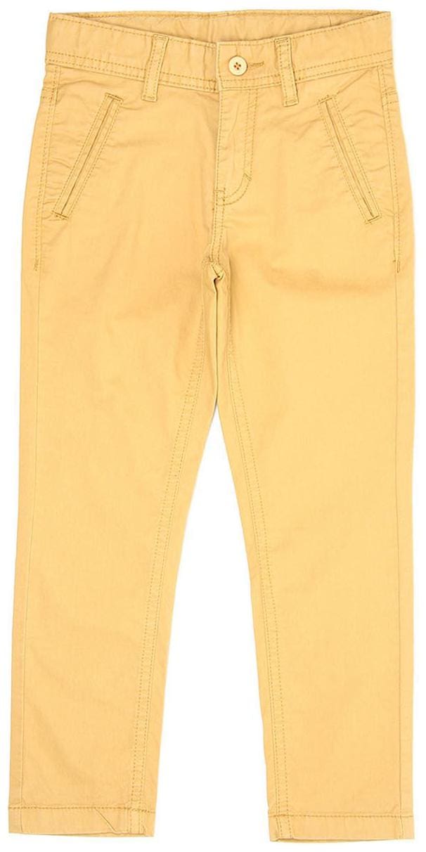 Flying Machine Boy Solid Trousers - Yellow