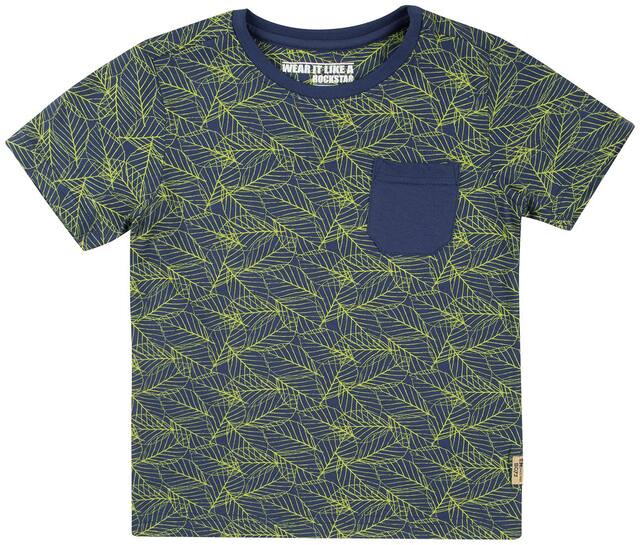 Flying Machine Boy Cotton Printed T-shirt - Green