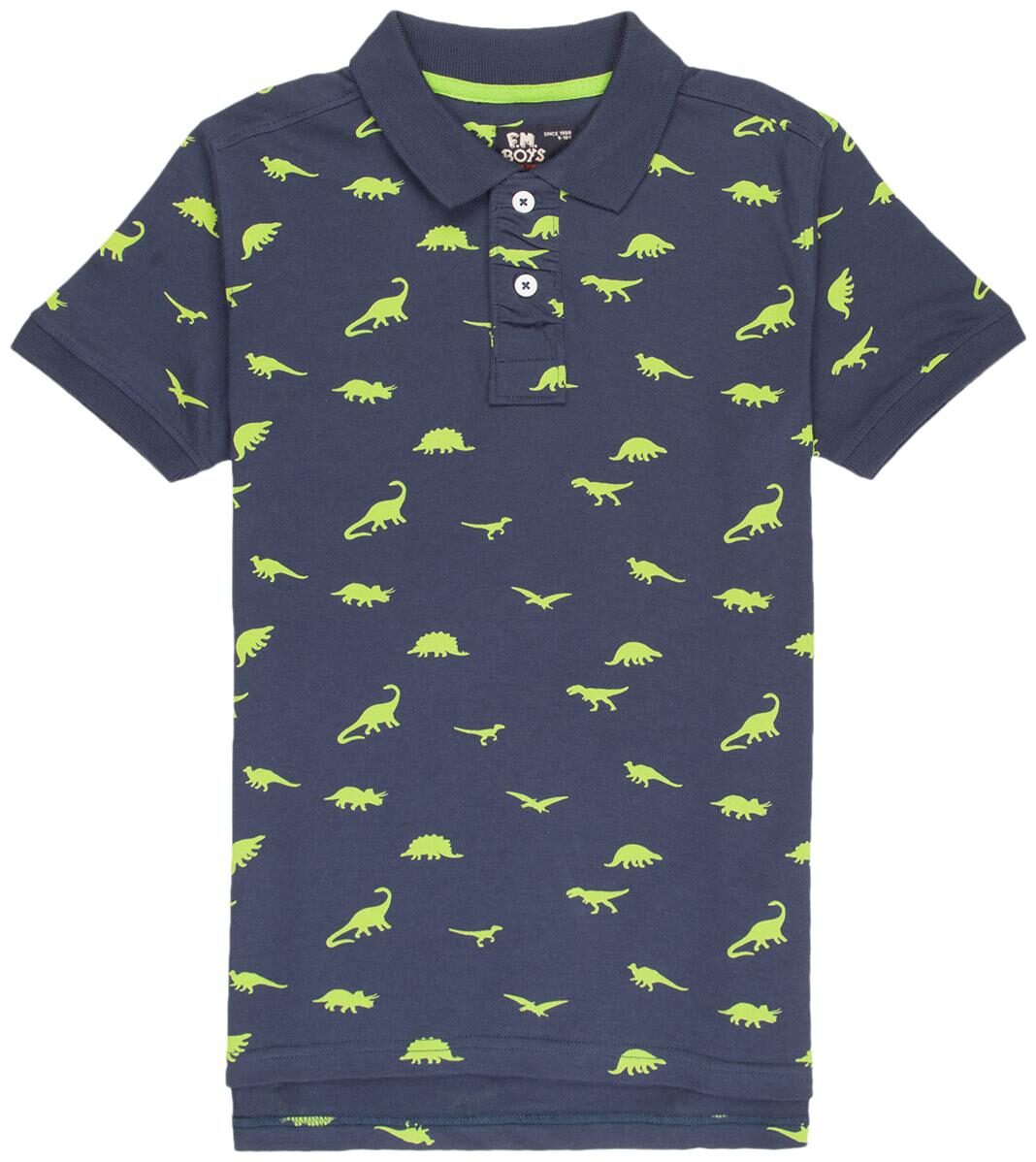 

Flying Machine Boy Cotton Printed T-shirt - Blue