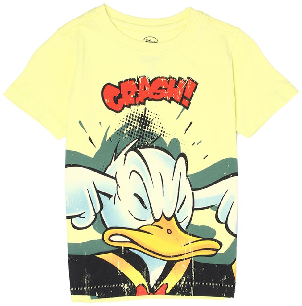 

Flying Machine Boy Cotton Solid T-shirt - Yellow