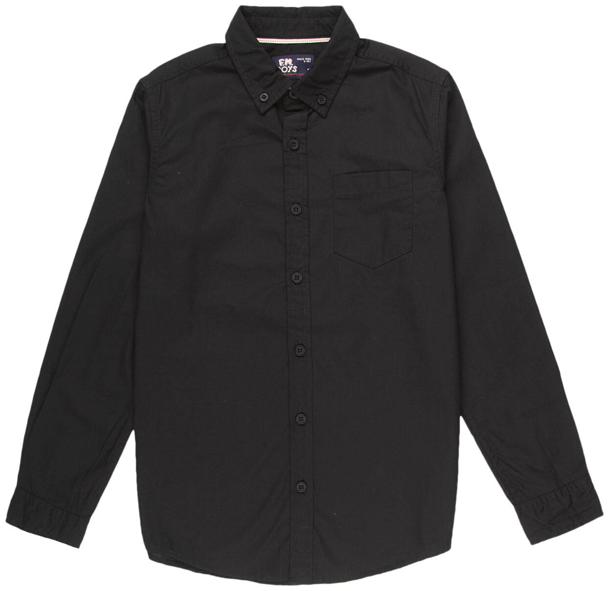 

Flying Machine Boy Cotton Solid Shirt Black