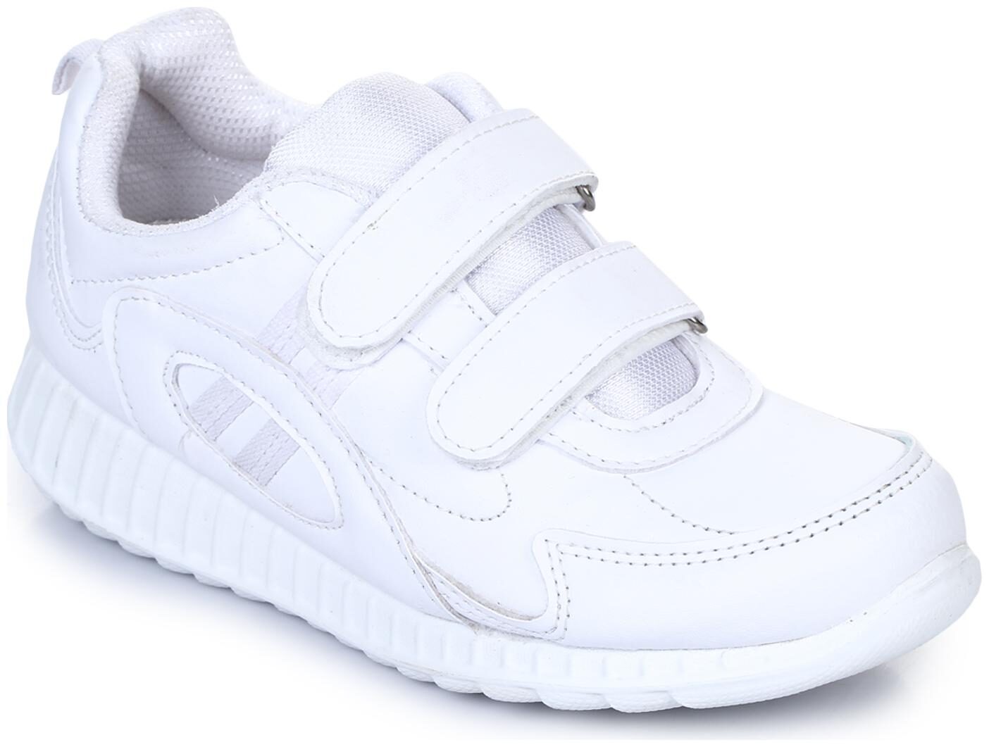 

Liberty White Boys School Shoes