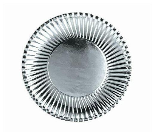 

Forum Novelties Silver Lunch Paper Plates (10)