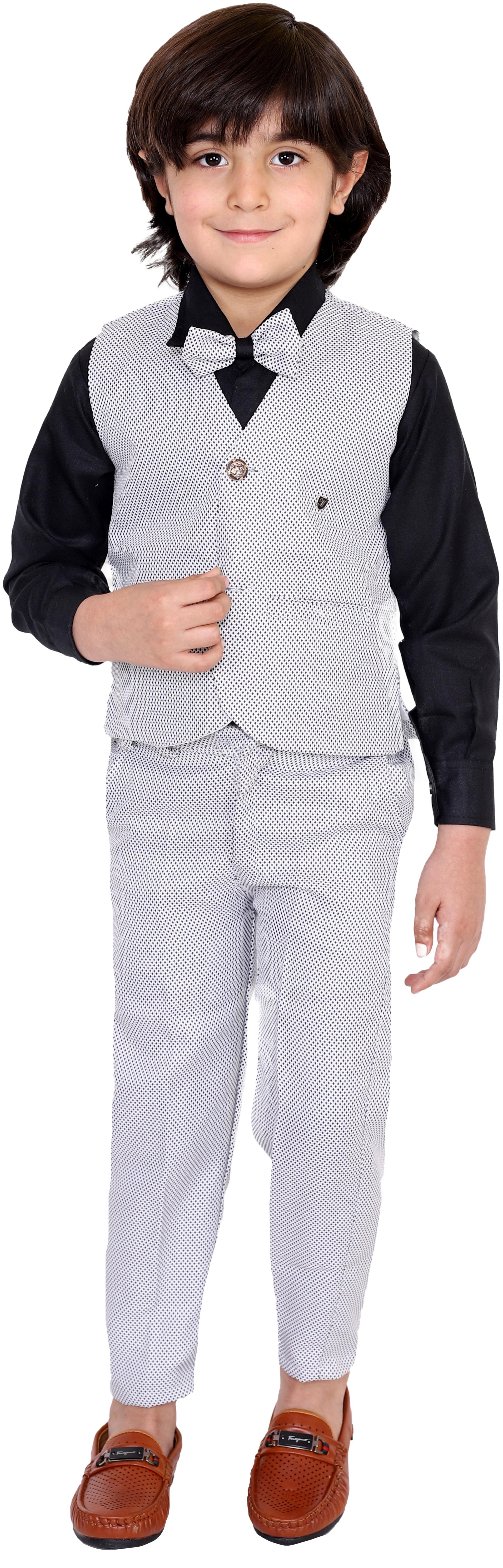 

FOURFOLDS Cotton blend Checked Top Bottom Set - Black Grey