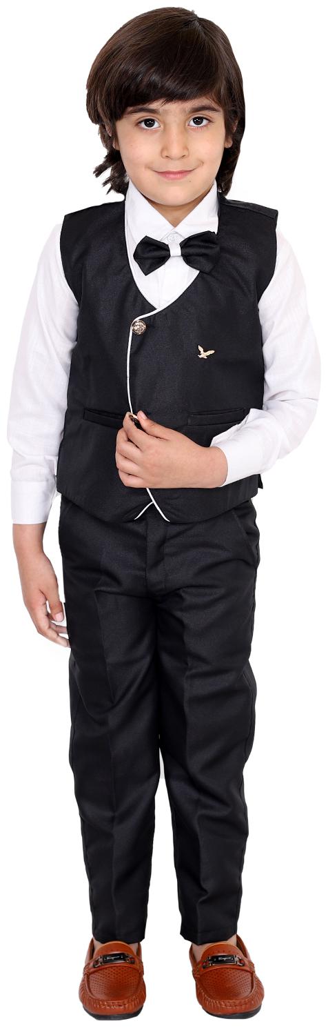 

FOURFOLDS Cotton blend Checked Top Bottom Set - Black White