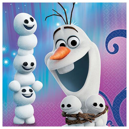 

FROZEN MAGIC SMALL NAPKINS (16) Birthday Party Supplies Cake Dessert Beverage