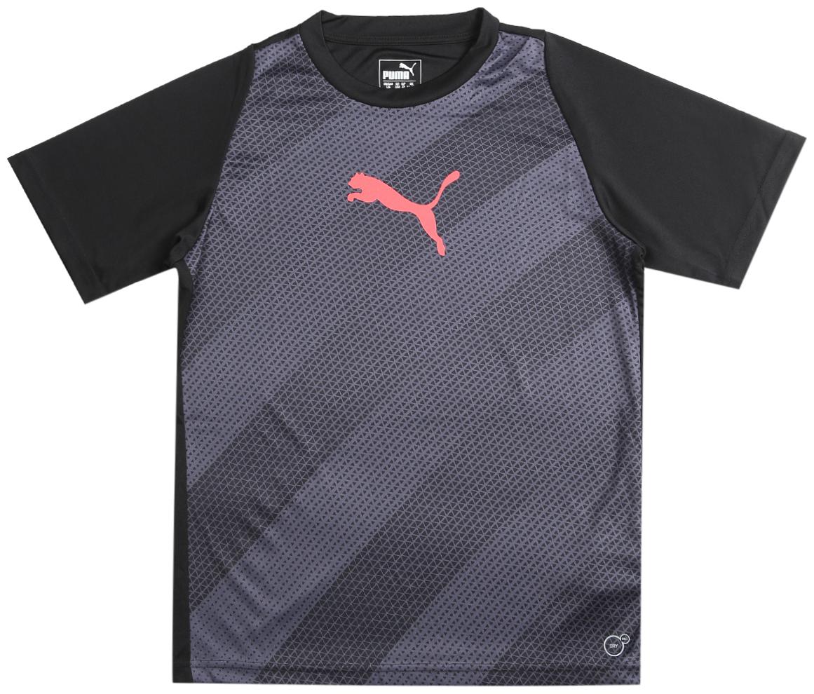 

Puma Boy Polyester Printed T-shirt - Black