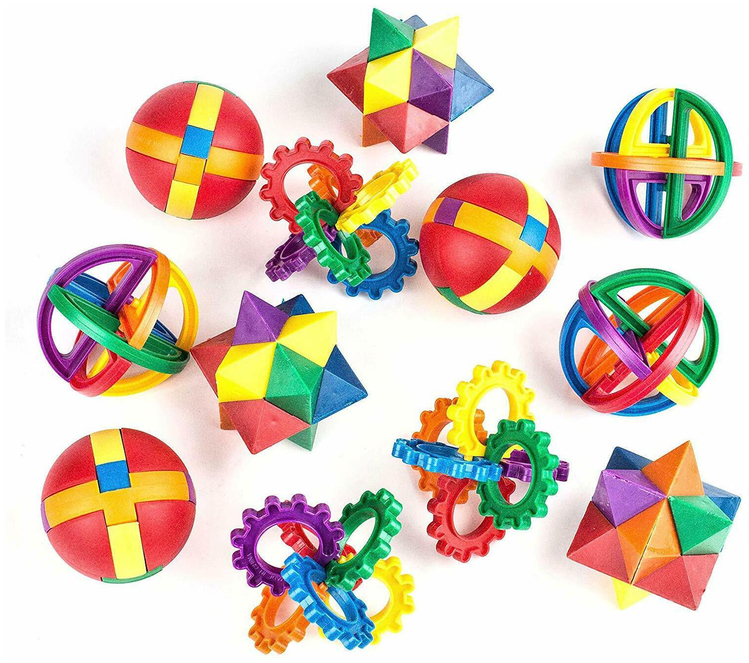 

Fun Puzzle Balls Goody Bag Fillers Party Favors Party Toys Goody Bag 12 Pack