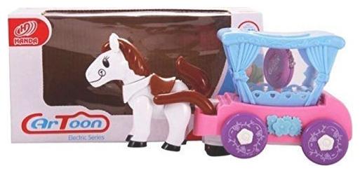 

FUN RUN Baby Brand Baby Horse Flash Carriage With Flashing Light Driving Pony On The Run Glaring Rotating Light And Dynamic Music For Your Kids FR-ET-208