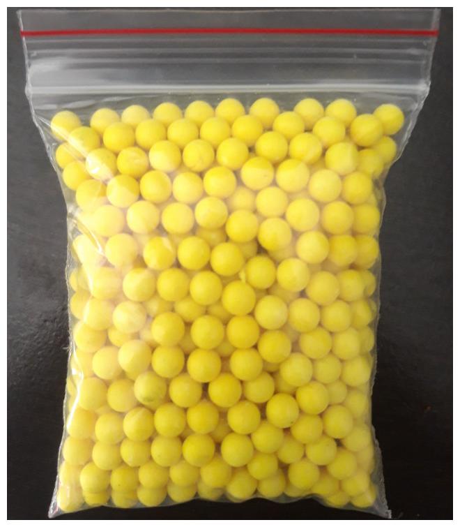 

Fun Run Plastic BB Bullets for Toy Guns - 1000 pcs (Yellow)
