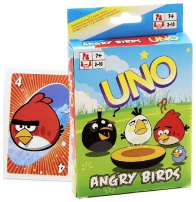 

Funcart Angry Birds Uno playing cards for kids