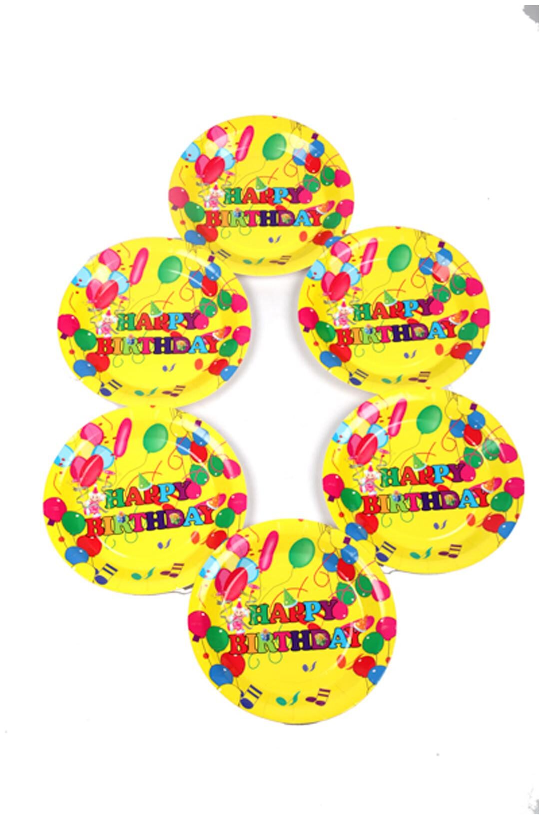 

Funcart Balloons Theme Disposable Paper Plate