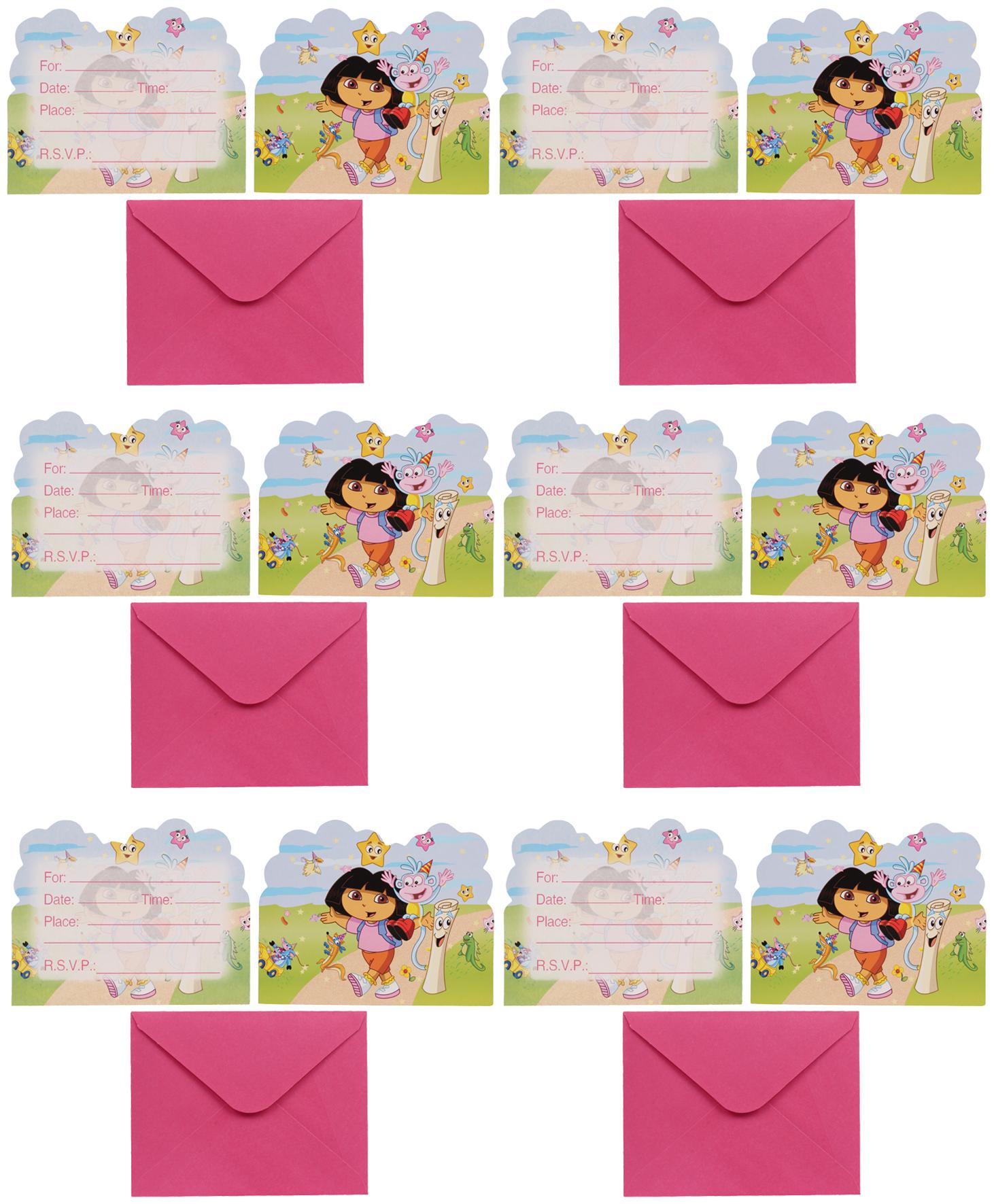 

Funcart Dora The Explorer Invites (6 pcs Pack)